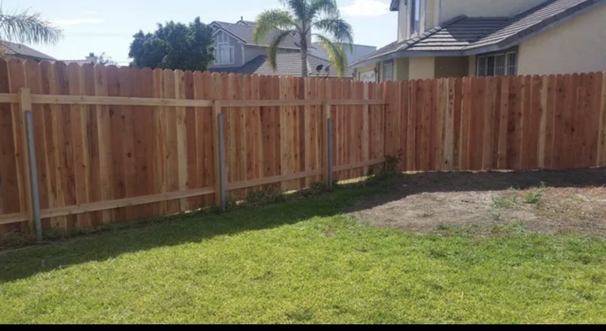 Custom Wood Fence Installation project example